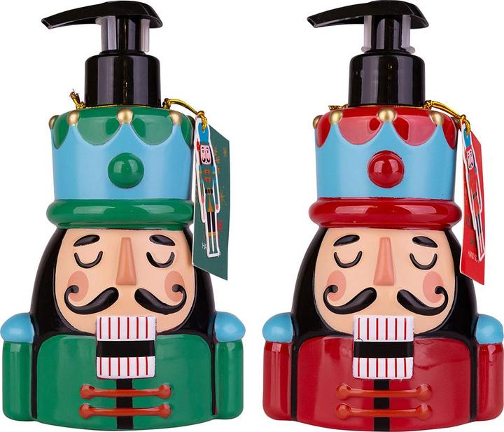 Accentra Seifenspender mit Flüssigseife NUTCRACKER, Nussknacker (Handseifenspender, 350 ml)