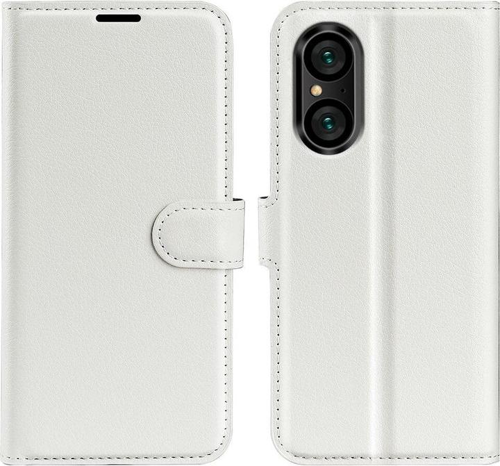 Actual product image Cover-Discount Sony Xperia 5 V - Leather case cover white (Sony Xperia 5 V)
