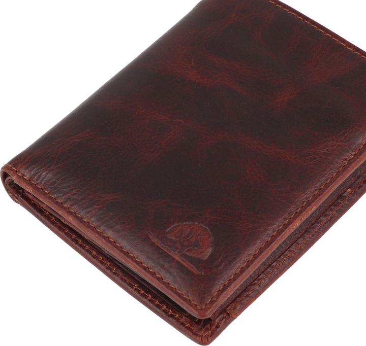 Immagine prodotto Greenburry Portafoglio robusto in pelle con protezione RFID 12,5 cm