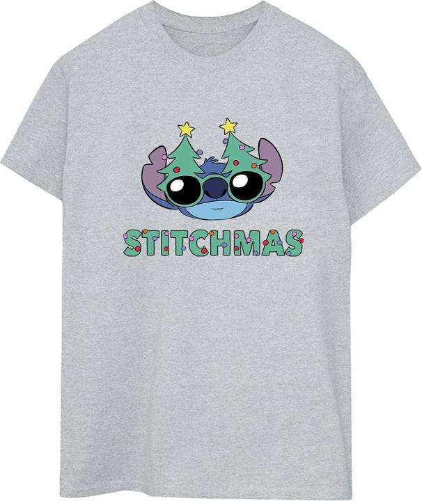 Disney Lilo & Stitch Stitchmas Glasses TShirt (S)