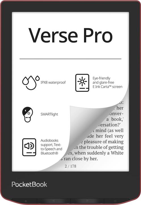 PocketBook Verse Pro (6", 16 GB, Passion Red)