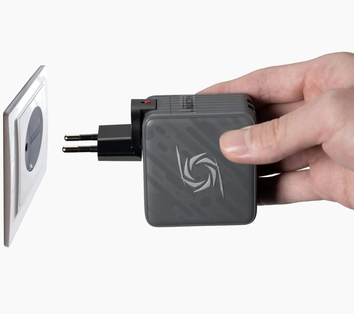 Produktbild AVerMedia Ladedock, Core GO (GC313) Black, 100W GaN, HDMI