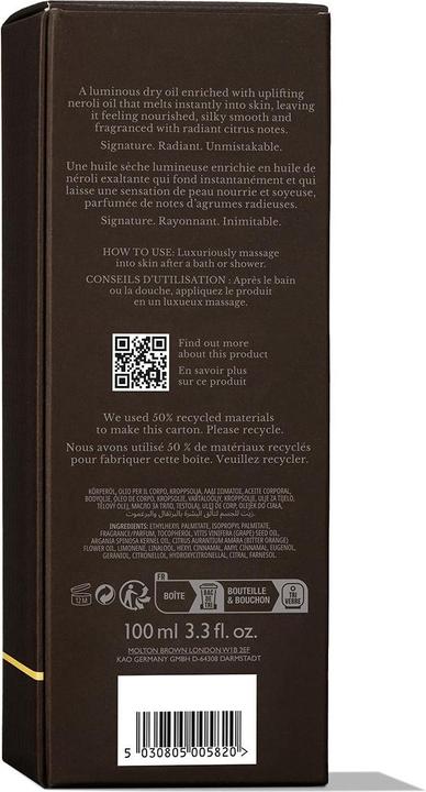 Produktbild Molton Brown Bath Body Orange & Berg Rad Body Oil 100 ml (Körperöl, 100 ml)