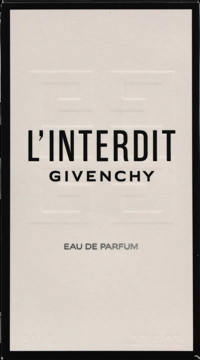 Actual product image Givenchy L'Interdit (Eau de parfum, 80 ml)