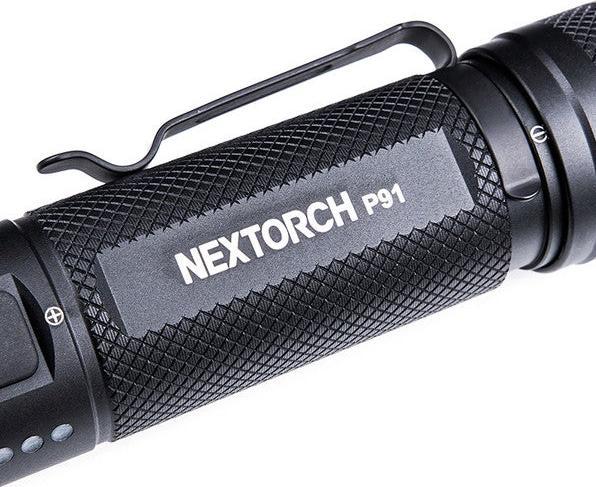 Image du produit Nextorch Taktische LED-Taschenlampe P91, 5'000 Lumen (inkl. Akku) (16 cm, 5000 lm)