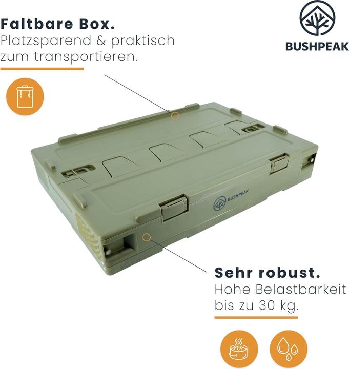 Actual product image Army Shop Foldable storage box - Flexbox 50L (50 l)