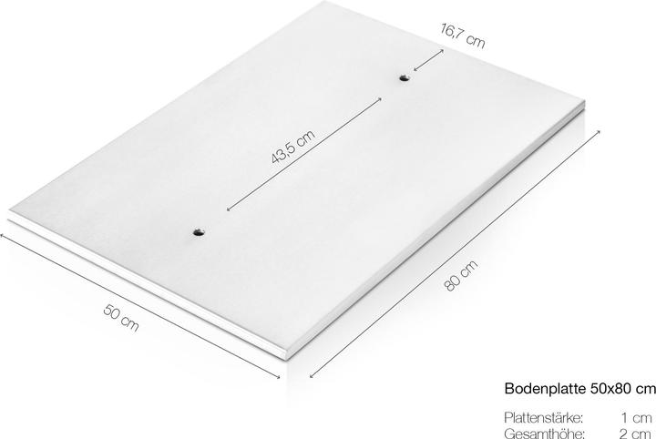 Produktbild Möbel-Eins Bodenplatte (80 x 50 cm)
