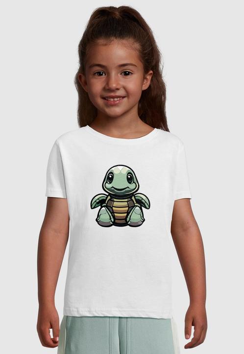 Actual product image Merchcode Girls Turtle - T-Shirt - 184871 (158)