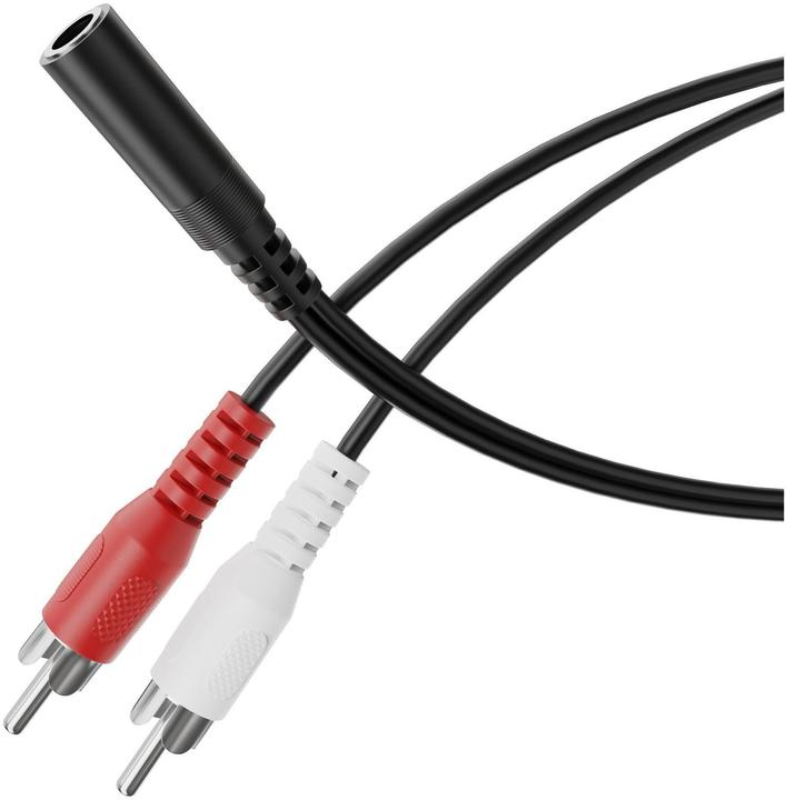 HDgear Audio-Adapter Klinke 3.5 mm, female - Cinch