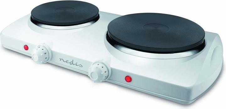 Image du produit Nedis Plaque chauffante électrique | Zone de cuisson : 2 | 2300 W | Protection contre la surchauffe |