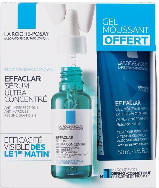 La Roche Posay Effaclar Ultra Concentrated Serum 30 ml + Effaclar Purifying Foaming Gel 50 ml (30 ml)