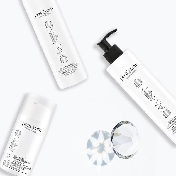 Actual product image Postquam HAIRCARE DIAMOND Age Control Shampoo 250 ml (250 ml, Liquid shampoo)