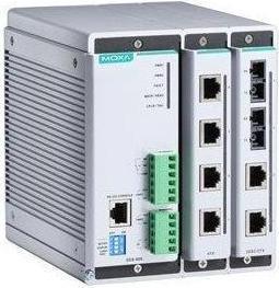 Produktbild Moxa EDS-608-T - Kompaktes verwaltetes Ethernet-Switch-System mit 2 Steckplätzen für 4-Port Fast Ethernet (4 Ports)