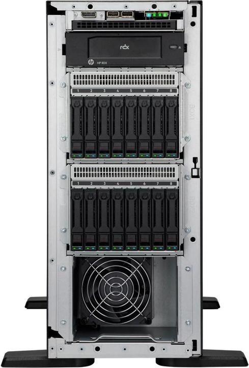 Produktbild HPE E ProLiant ML110 Gen11, 8U 8 Core, RDIMM 1R 4800 MT/s, 4xLFF, 1xPS, onb (Intel Xeon Bronze 3408U, 16 GB, Tower Server)