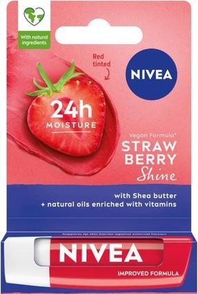 NIVEA Strawberry Shine Nourishing Lipstick 4.8g (Pflegestift)