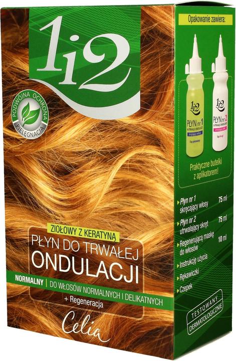 Celia Celiaset Herbal Permanent Wave Liquid With Keratin - 75ml Curling Liquid, 75ml Curl Fixing Liquid, 1 (75 ml)