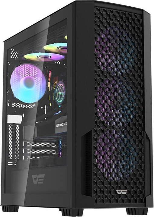 Actual product image Darkflash Tech Computer case DF2100 4 ARGB fans (black) (E-ATX)