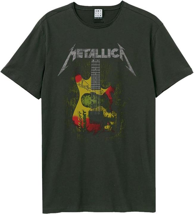 Amplified Erwachsene Frankenstein Gitarre Metallica TShirt