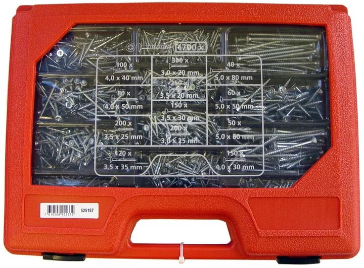 BestaPac Spanplattenschrauben Torx (1700 Schrauben pro Stück)