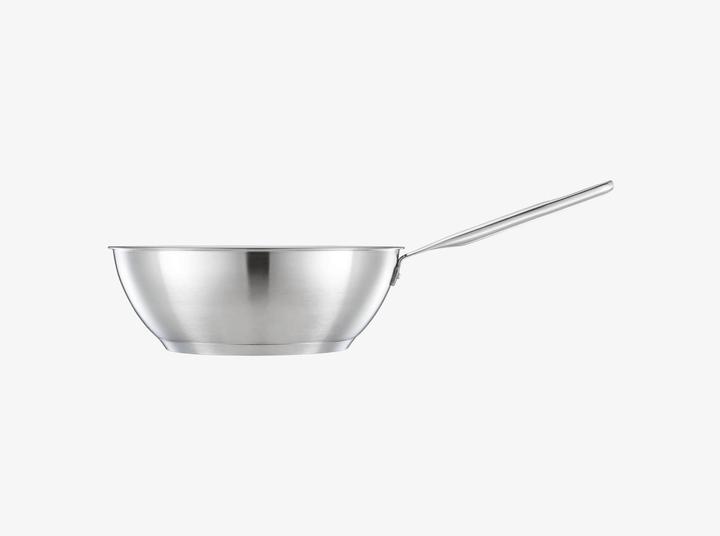 Produktbild Fiskars Wokpfanne, Ø 28 cm / 4,5 L, Beschichtete Pfanne, Für alle Kochfelder geeignet, Recycelter Ed (28 cm, Wok Pfanne, Aluminium, Edelstahl)