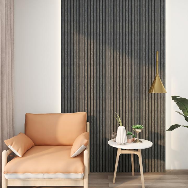 Actual product image neu.holz 3D wall panel Brunssum set of 24 195x12.2 cm marble grey ()