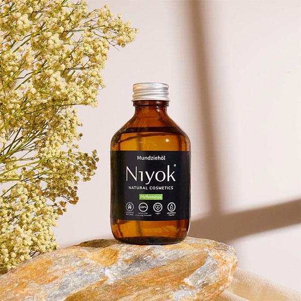 Immagine prodotto Niyok Collutorio alla menta piperita 200 ml (200 ml, Olio per la bocca)