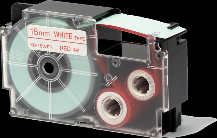 Produktbild Casio XR-18WER1 Etikettenband (1.80 cm, Rot)