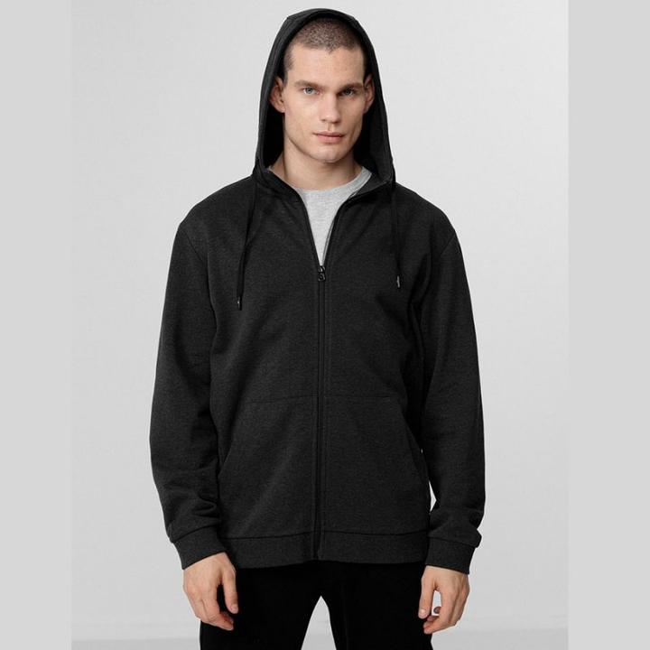 Actual product image 4F Bluza męska H4Z22-BLM353 Ciemny Szary melanż r.M (M)
