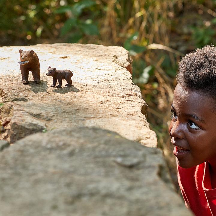 Immagine prodotto Schleich Madre orso grizzly con cucciolo