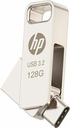 Actual product image HP 32GB x206c OTG Type-C Metal Flash Drive (32 GB, USB-A, USB-C)