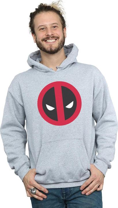 Immagine prodotto Deadpool Large Clean Logo Felpa con Cappuccio Uomo (XL)