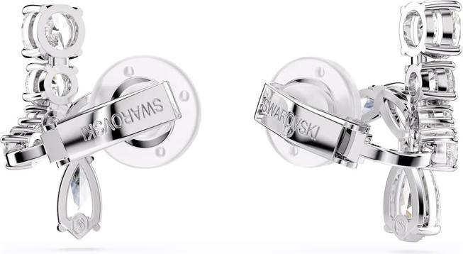 Produktbild Swarovski Matrix Ohrclips Verschiedene Schliffe Weiss (Swarovski Metall)