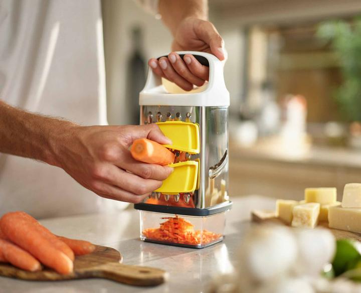 Actual product image Joseph Joseph Multi-grip grater with precision handle for food
