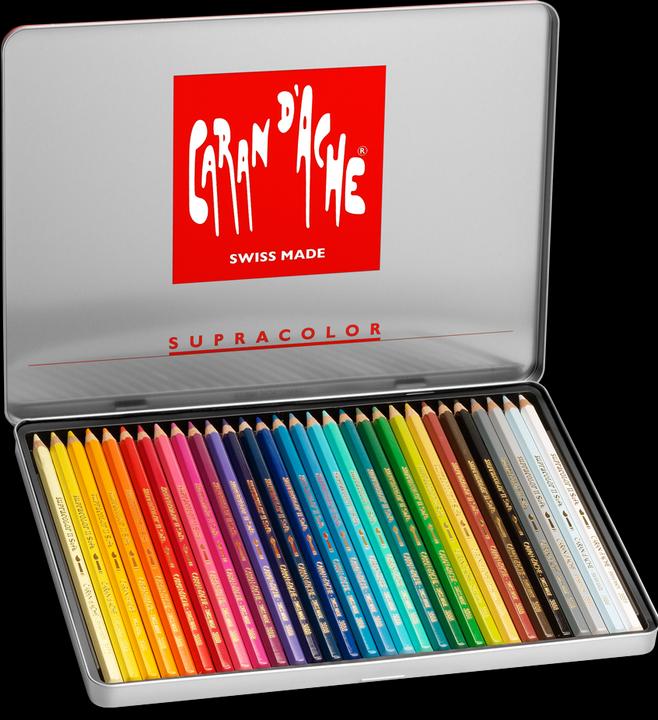 Image du produit Caran d'Ache Supracolor Aquarelle Metallschachtel (Multicolore, 30 x)