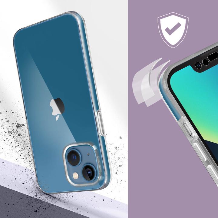 Produktbild Avizar Vorder- Rückseite Schutzhülle, Full Cover Series (Apple iPhone 13 mini)