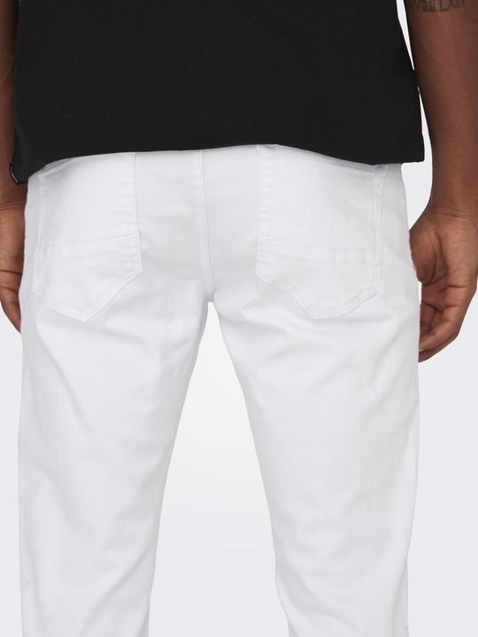 Actual product image Only & Sons ONSLoom White Slim Fit Jeans (32)