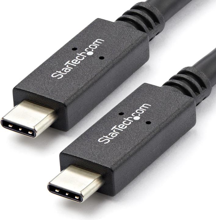 Immagine prodotto StarTech Cavo USB-C con Power Delivery (5A) - St/St - 1m - USB 3.1 (10Gbit/s) - Certificato (1 m, USB 3.2 Gen 2, 100 W)