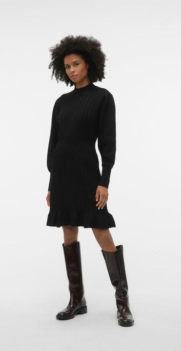 Produktbild Vero Moda VMVERA LS SHORT KNIT DRESS VMA Strickkleid (L)