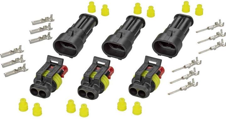 Actual product image TE Connectivity AMP-SUPERSEAL connector set