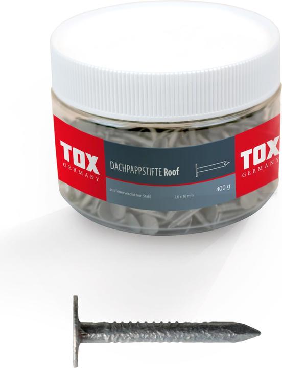 Produktbild Tox Dachpappstifte Roof 2,5 x 25 mm (400g) (400 Stk.)