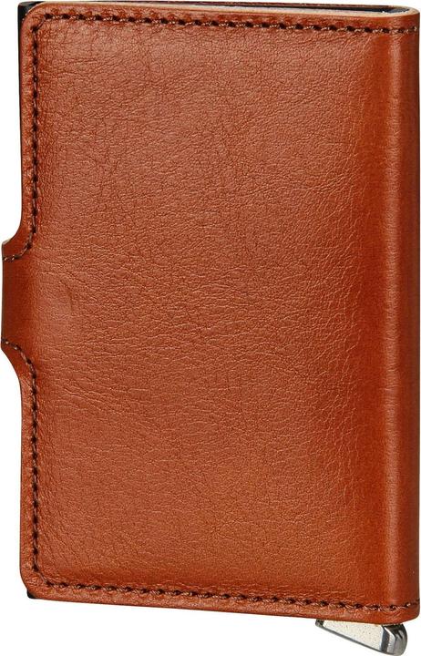 Actual product image Secrid Premium mini wallet Basco cognac