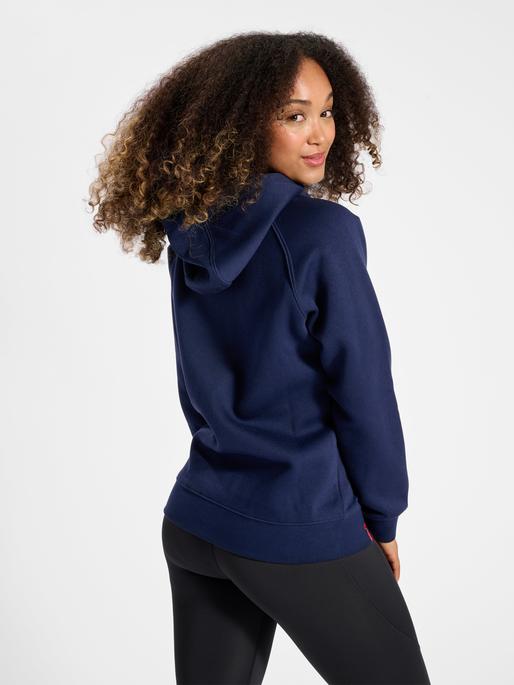 Actual product image hummel Red Heavy Zip Hoodie Woman (S)