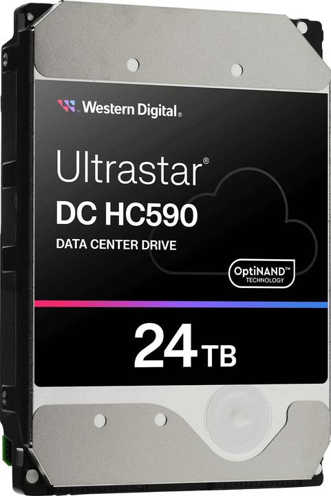 Actual product image WD Ultrastar DC HC590 3.5inch 26.1 24TB 512 7200RPM SAS ULTRA 512E SE P3 (24 TB, 3.5", CMR)