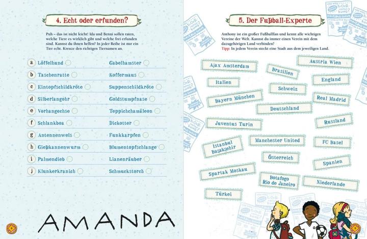 Actual product image Die Schule der magischen Tiere: Endlich Pause! Das grosse Rätselbuch Band 2 (German, Nikki Bush, Christiane Hahn, Nina Dulleck, Margit Auer, 2021)