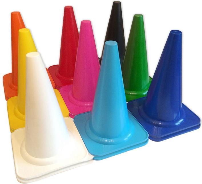 Kübler Sport XXL Markierkegel-Set, 27er-Set, 40 cm