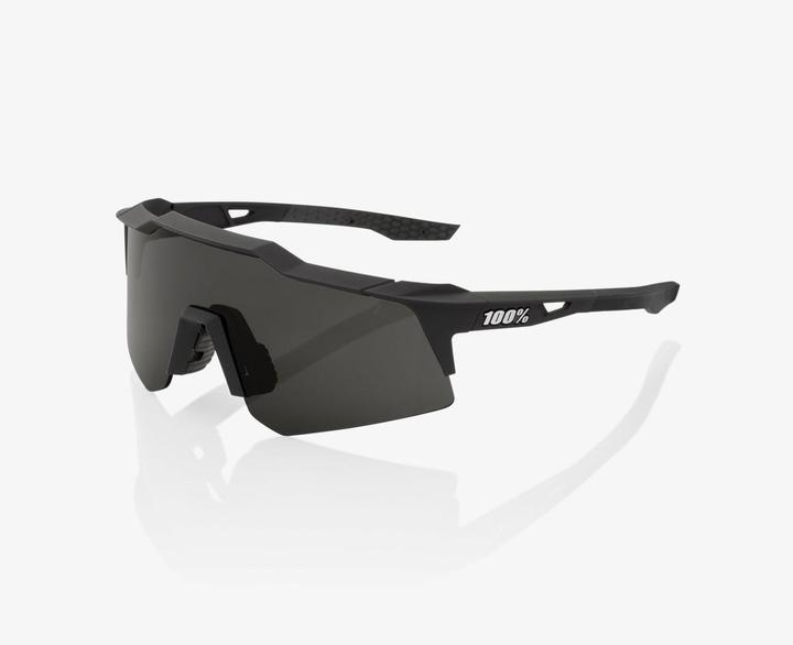 Actual product image 100% Glasses Speedcraft XS Soft Tact (Soft Tact Black, Smoke)