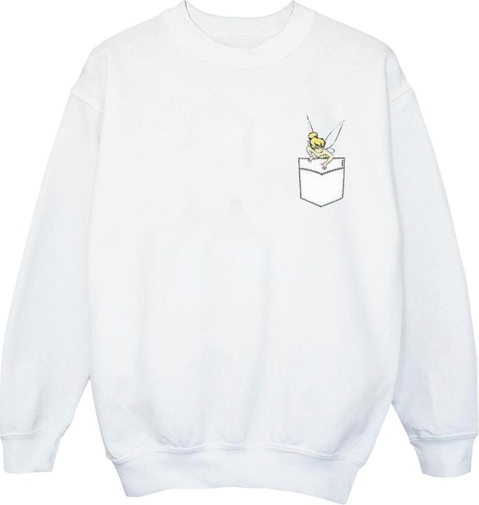 Disney Tinker Bell Faux Pocket Sweatshirt (XL)