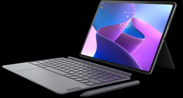 Produktbild Lenovo Tab P12 Pro inkl. CH-Tastatur und Precision Pen 3 (5G, 12.60", 256 GB, Storm Grey)