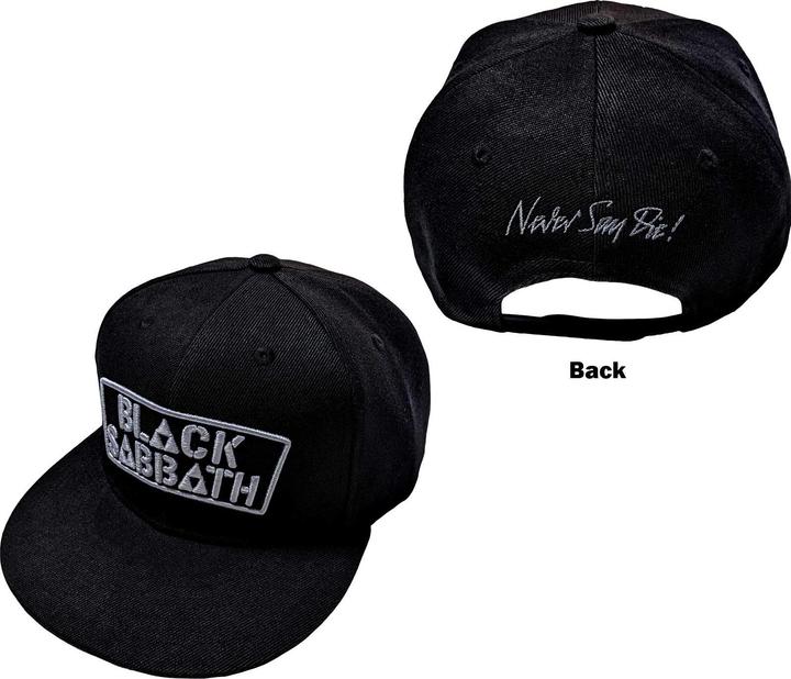 Actual product image Black Sabbath Never Say Die Snapback Cap