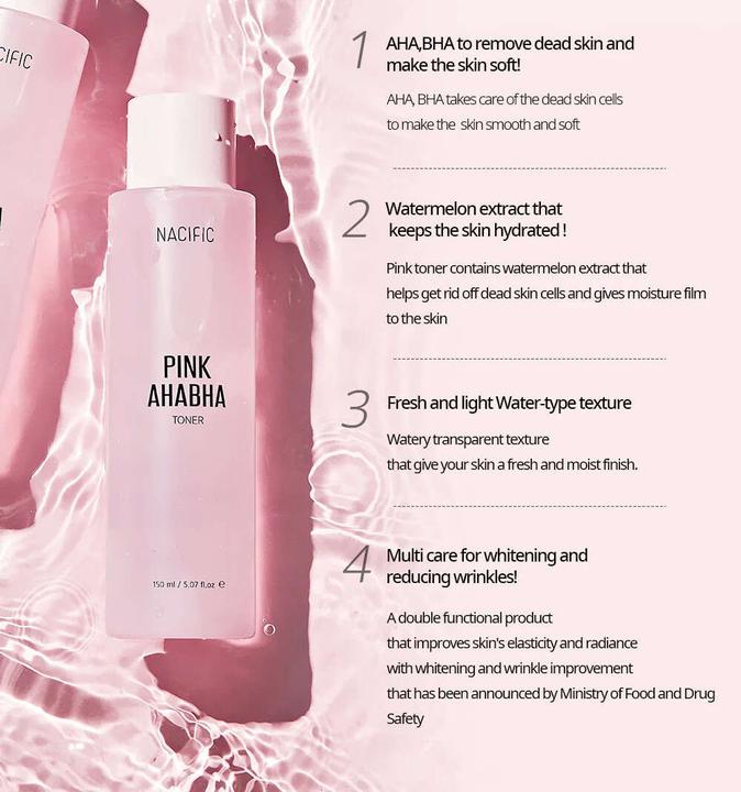 Immagine prodotto Nacific Tonico rosa AHABHA (Acqua tonica, 150 ml)